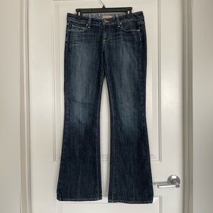 Paige Vintage Laurel Canyon Low Rise Boot Cut Dark Tag Luxury